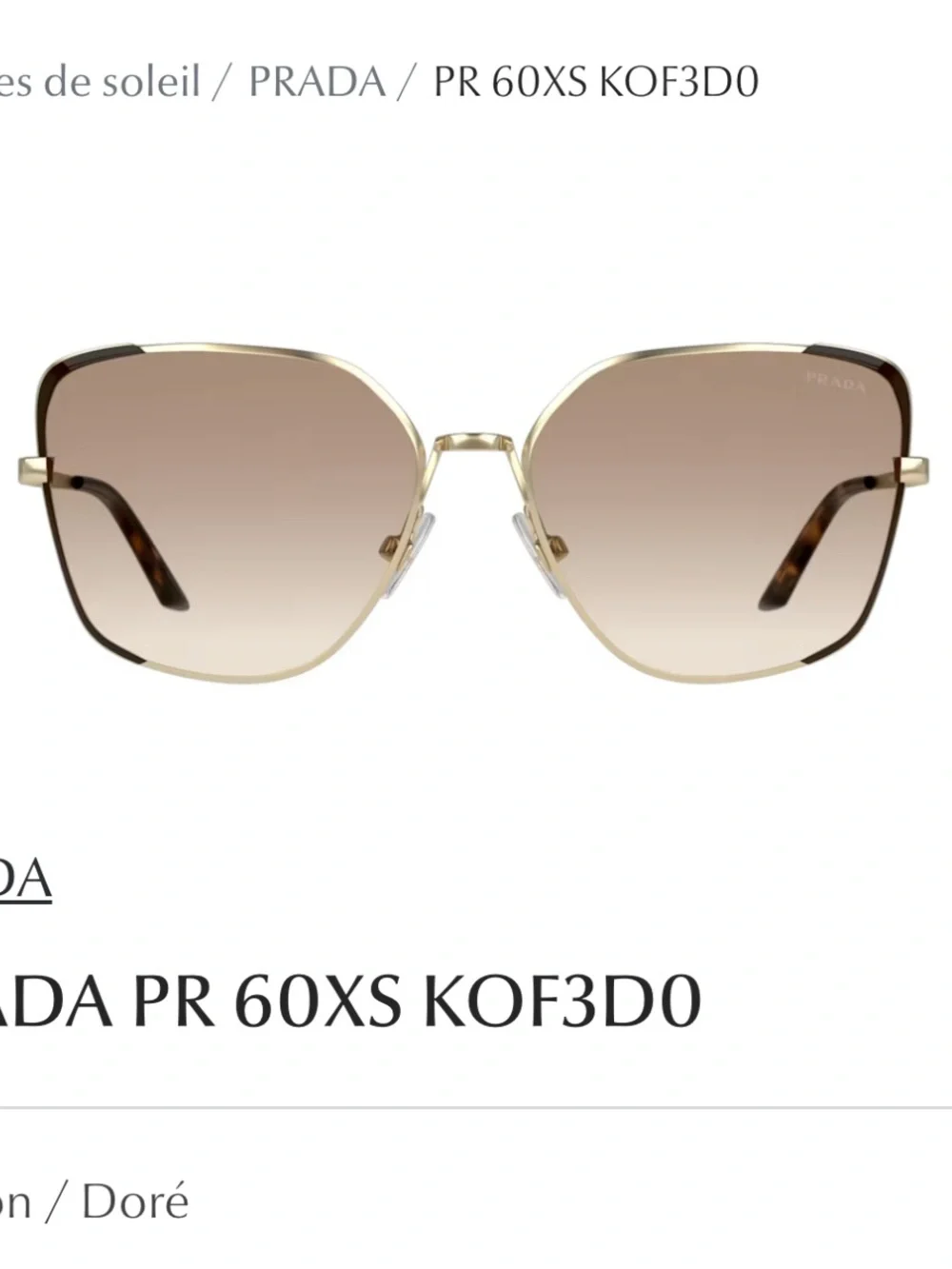 Prada Sunglasses OPR 60XS